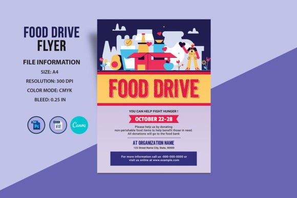 Download Food Drive Flyer Template - Flyer Collection